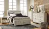 Bellaby - Dresser, Mirror, Platform Bed With Storage Drawers Set