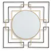Oceanal - Accent Mirror - Black / Gold Finish