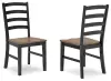 Wildenauer - Dining Room Side Chair (Set of 2) - Brown / Black