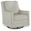 Kambria - Swivel Glider Accent Chair - Fog