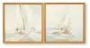 Winbrook - Wall Art Set (Set of 2) - Gray / Tan / Gold Finish
