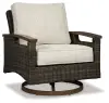 Paradise Trail - Swivel Lounge Chair (Set of 2) - Medium Brown