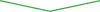 A green V-shaped, zigzag line pointing downward on a white background.