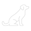 dog sitting icon