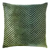 Chevron Velvet Decorative Pillow By Kevin O'Brien Studio