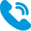 blue phone icon
