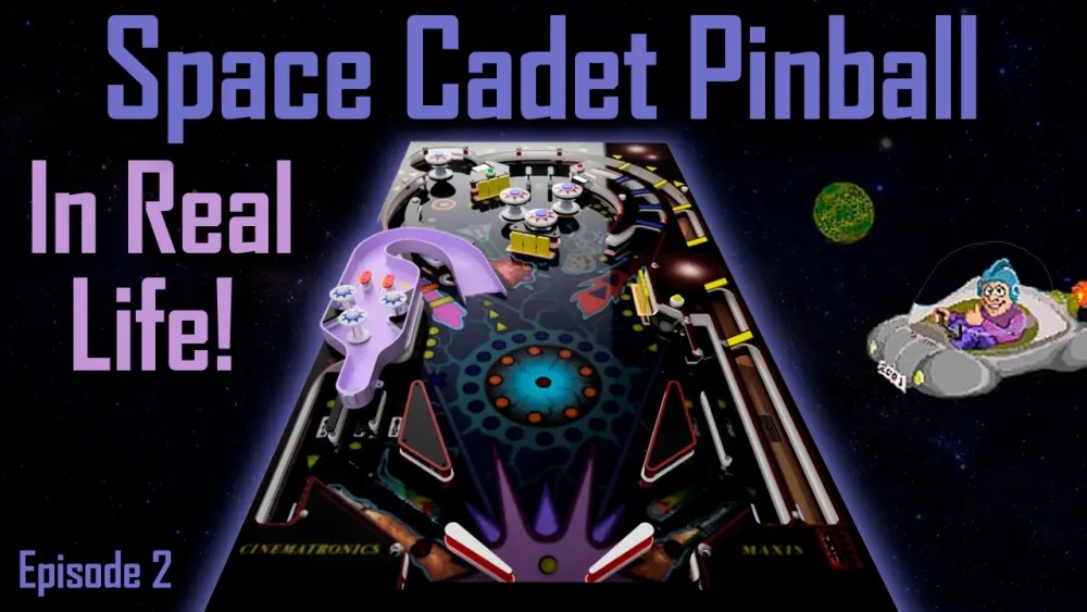 CNCDan Space Cadet physical pinball build video part two thumbnail
