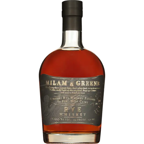 Milam & Greene Port Cask Finished Rye Whiskey 750ml