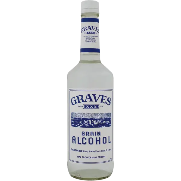 Graves Grain Alcohol 190 Proof 750ml