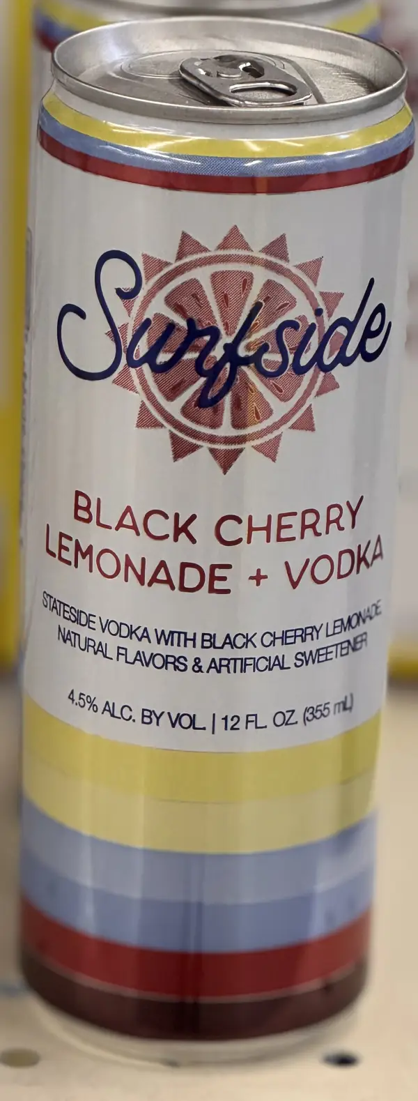 Surfside Black Cherry Lemonade + Vodka 355ml