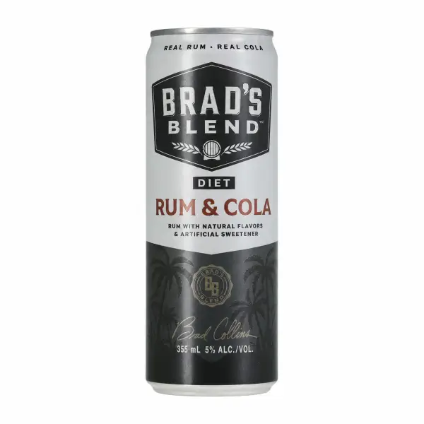 Brad's Blend Diet Rum & Cola 355ml
