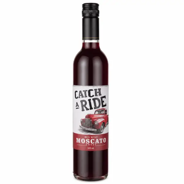 Catch A Ride Red Wine Moscato 500ml