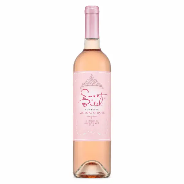 Contessa Moscato Rose 750ml Sweet Bitch