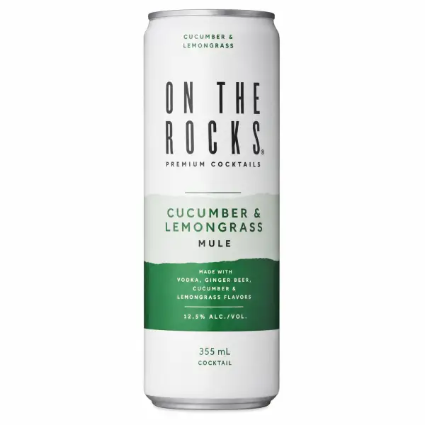 On The Rocks The Cucumber & Lemongrass Mule 355ml