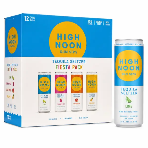 High Noon Tequila Seltzer Fiesta Pack 12 Pack 12oz Cans
