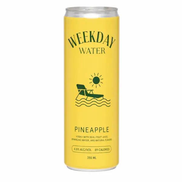 Weekday Water Pineapple 355ml