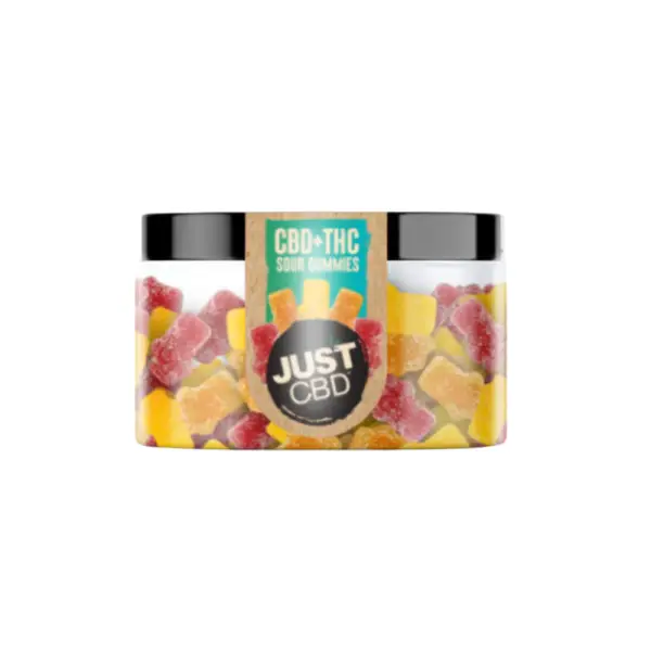 JustCBD - CBD + THC Gummies - Sour Blockheads