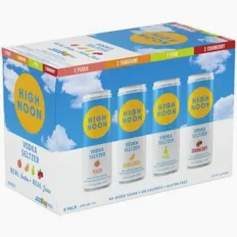 High Noon Vodka Soda Day Pack 8 Pack 8x355ml