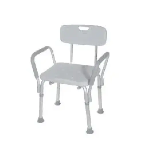 Bath Bench with Back and Removable Padded Arms
