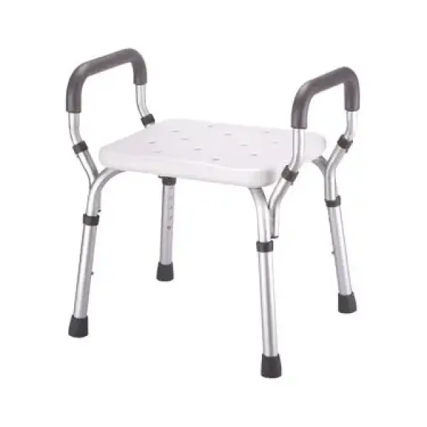 Shower Bench With Padded Removable Arms