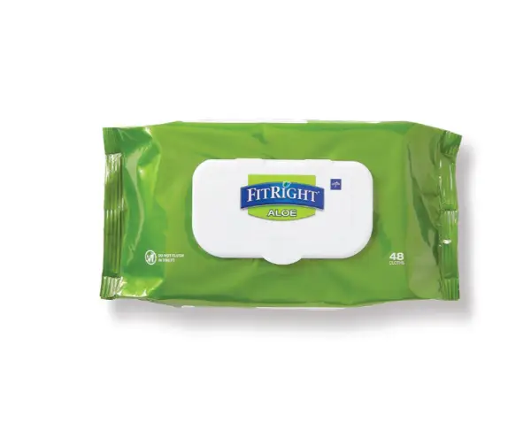 FitRight Aloe Scented Wet Wipes