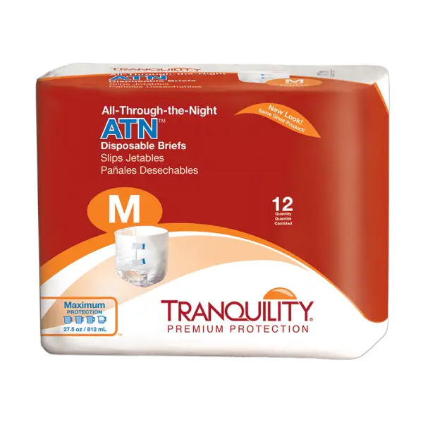 Tranquility ATN (All-Through-the-Night) Disposable Briefs