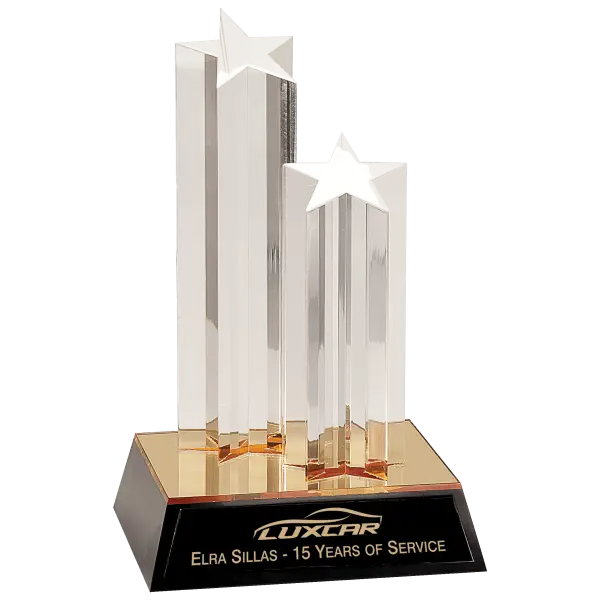 Acrylic Double Star Award