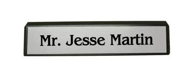 Deep Black Wood Desk Wedge