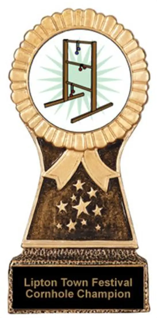 Resin Stand Ladder Golf Trophies