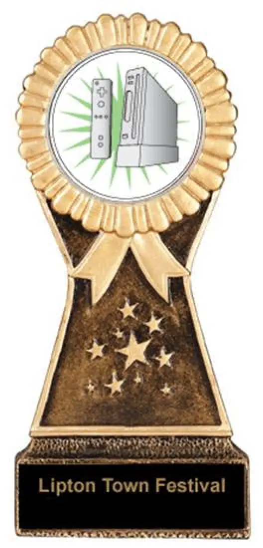 Wii Resin Stand Trophies