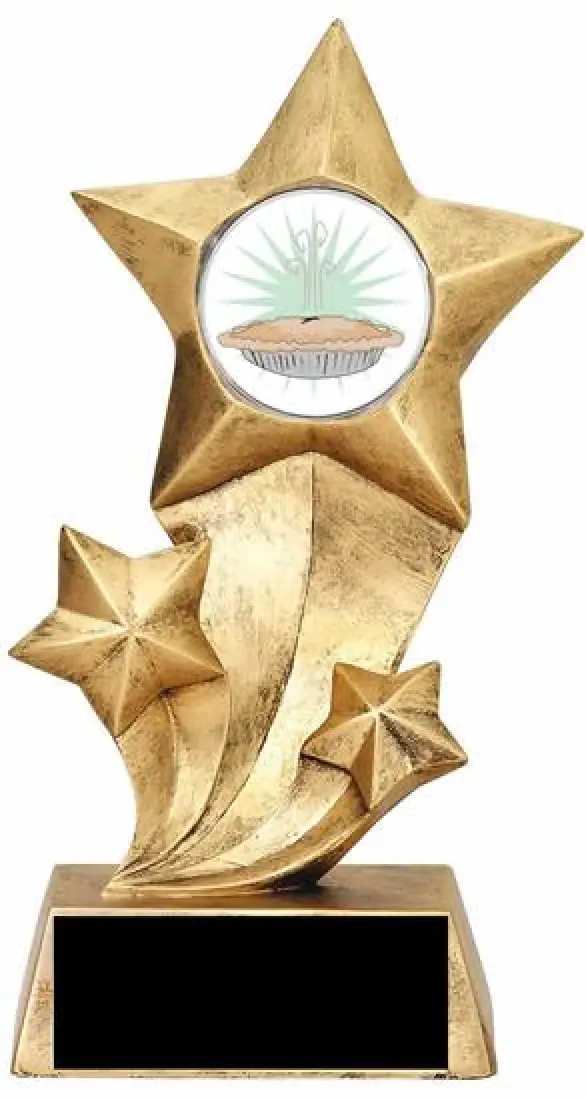 Resin Stars Pie Bake Off Trophy