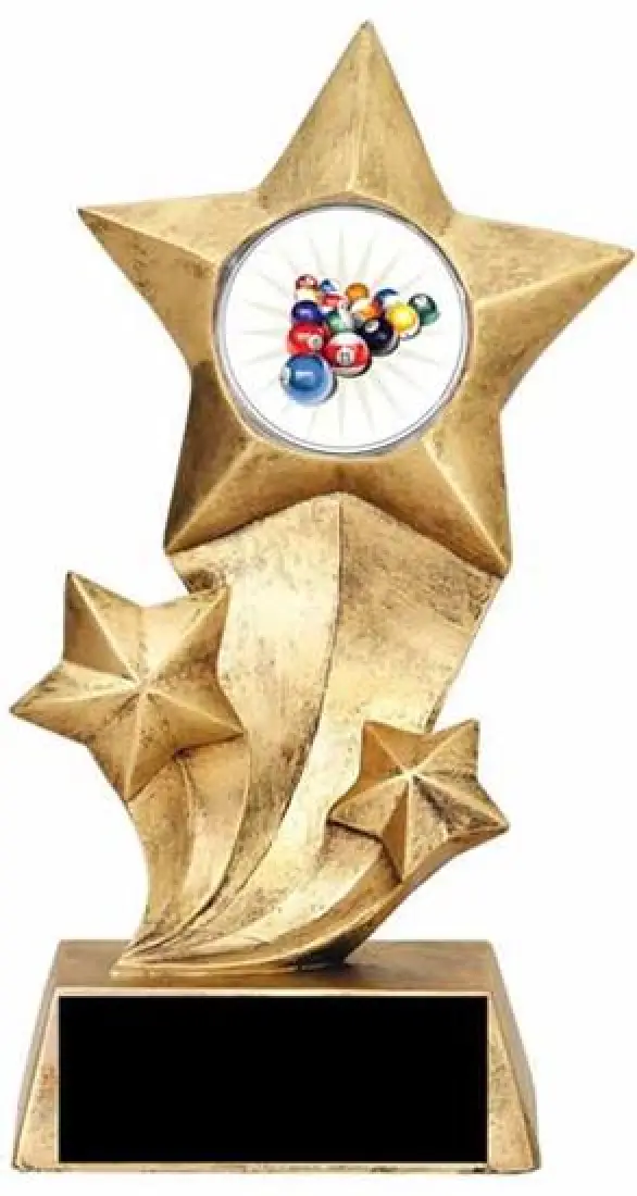 Billiard Resin Stars Trophy