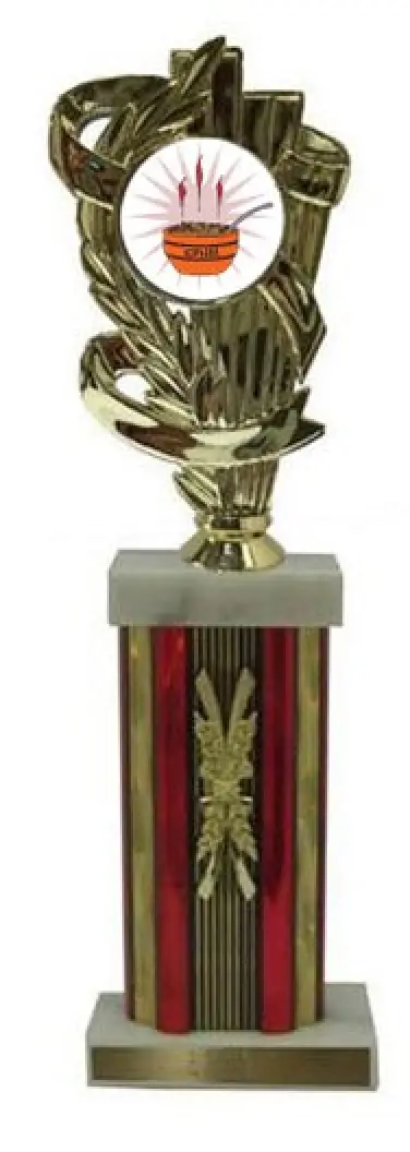 Column Chili Bowl Cook Off Trophies