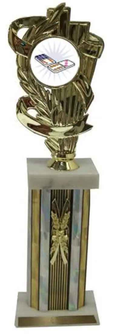 Large Column Domino Trophies