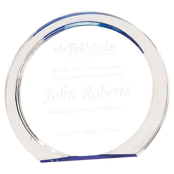 Round Halo Acrylic Award