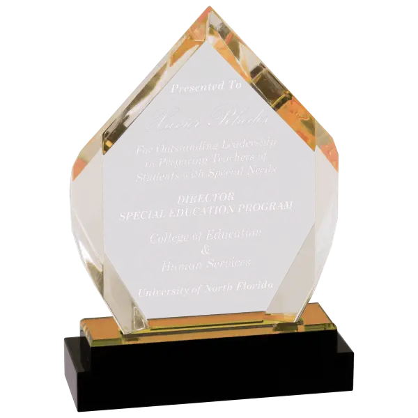 Gold Acrylic Marquis Award