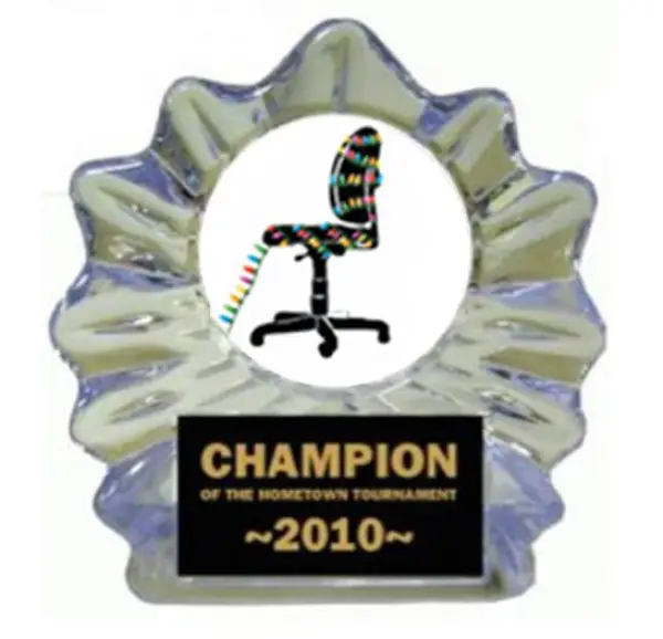 Cubicle Christmas Ice Flame Award
