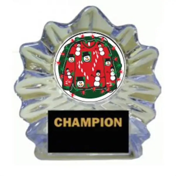 Ugly Christmas Sweater Ice Flame Award