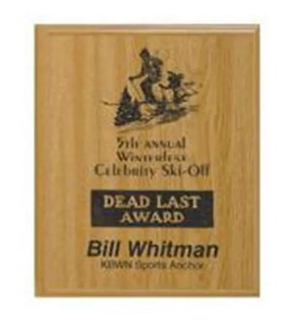 Cherry Plaque Laser Engraved