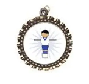 Foosball Figure Neck Medal