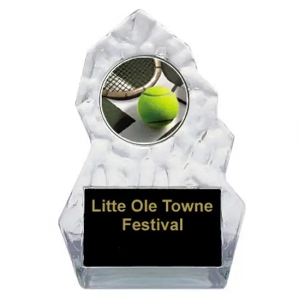 Tennis Lightning Sculpted Trophy