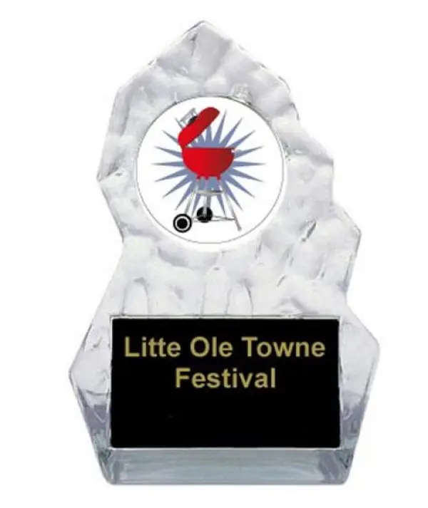 Lightning Sculpted Barbecue Trophy