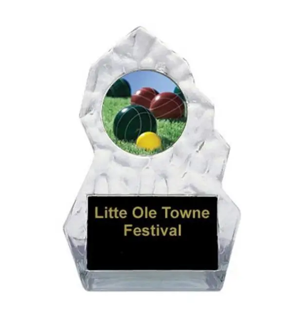 Bocce Lightning Sculpted Trophy