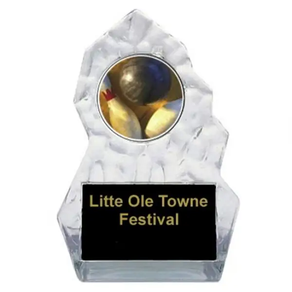Bowling Lightning Sculpted Trophy