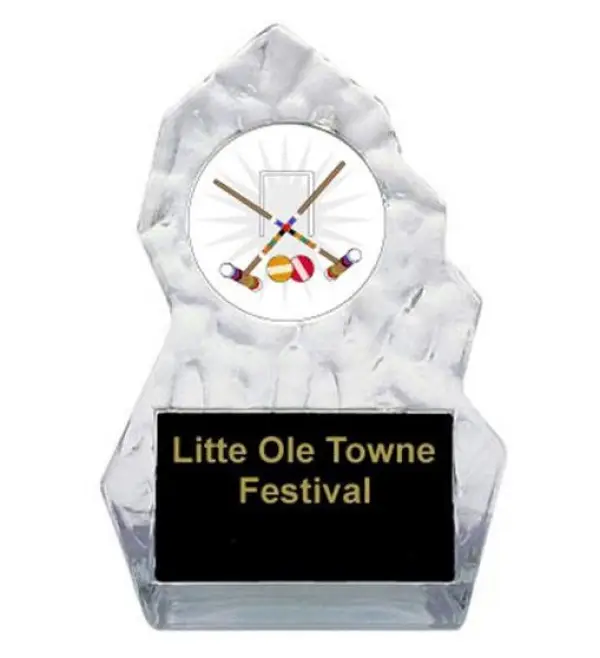 Lightning Sculpted Croquet Trophy