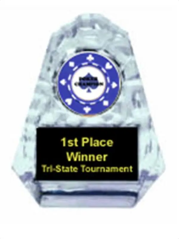 Poker Sculpted Ice Award