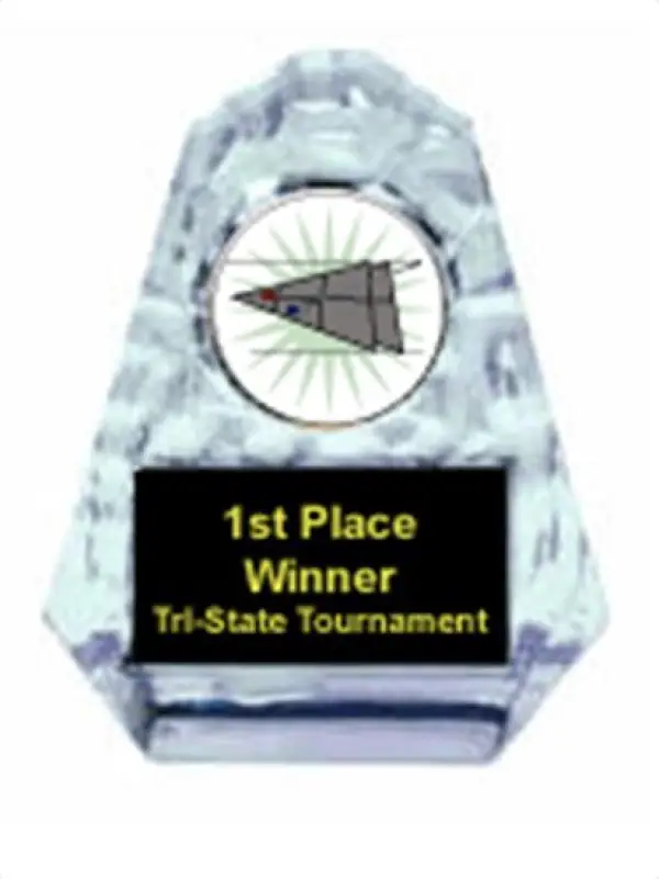 Shuffleboard Sculpted Ice Award