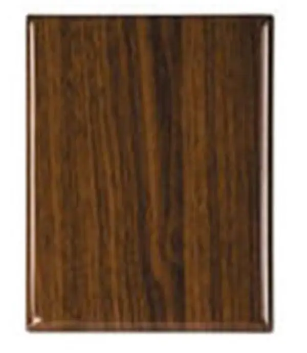 Piano Walnut Finish Plaque