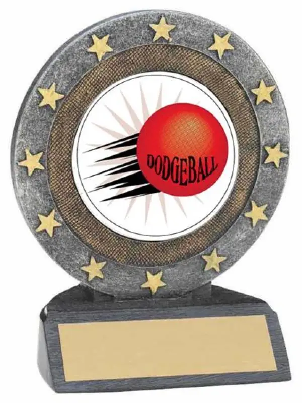 Dodgeball Resin Trophy