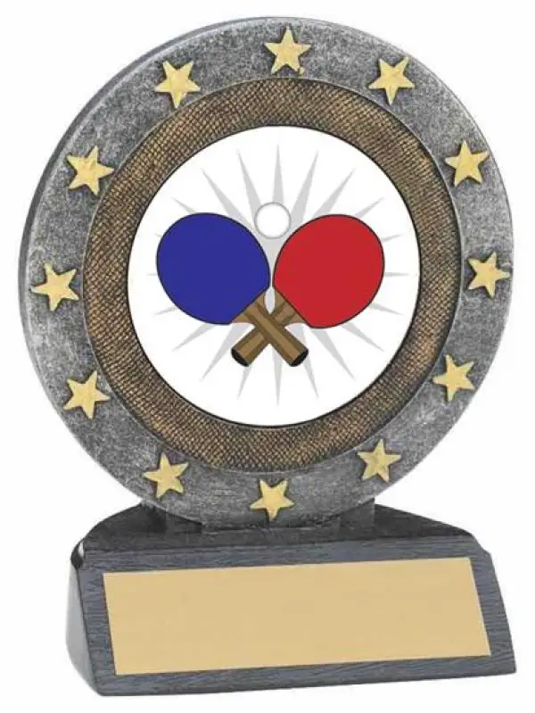 Ping Pong Resin Trophy